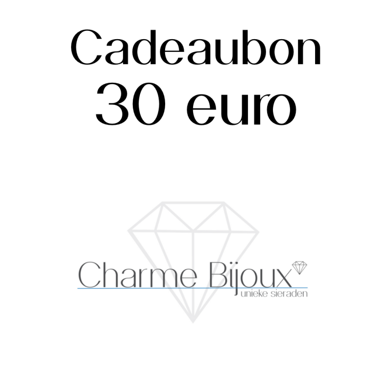 Cadeaubon 30 euro