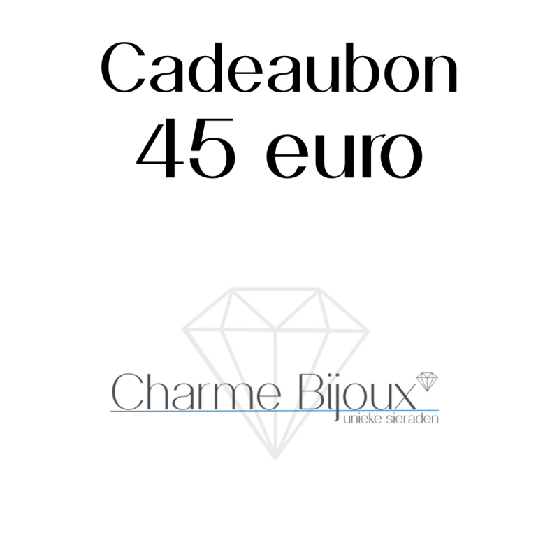 Cadeaubon  45 euro