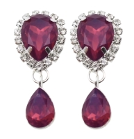 Clip Oorbellen Colatina  Strass Kunststof