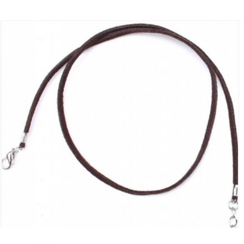 Enkelbandje  Suede wikkel verschillende kleuren 23 cm