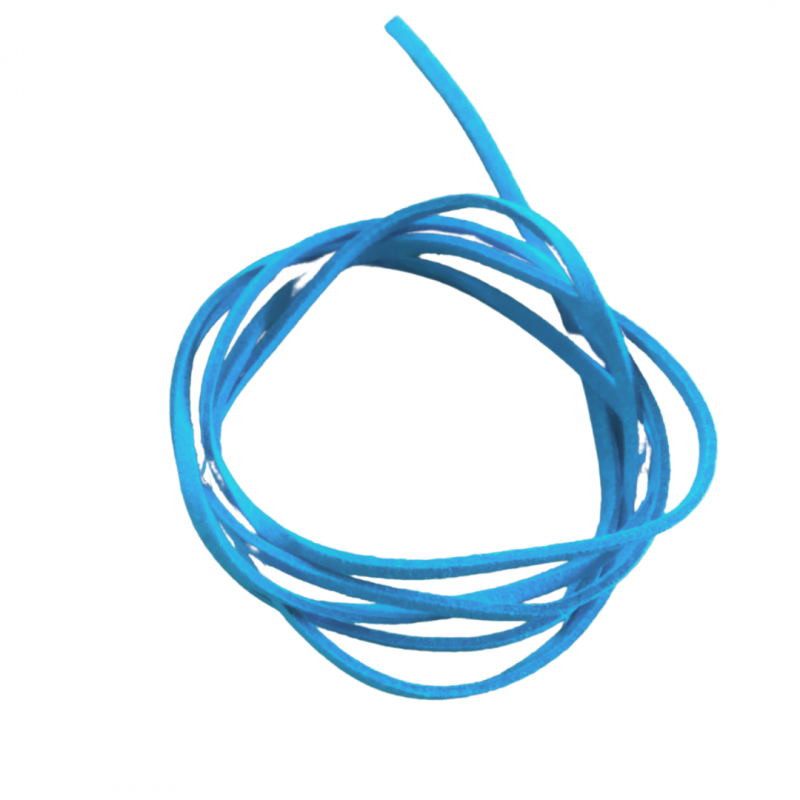 Enkelbandje suede  knoop wikkel  23 cm
