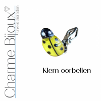 Klem oorbellen lieveheersbeestje