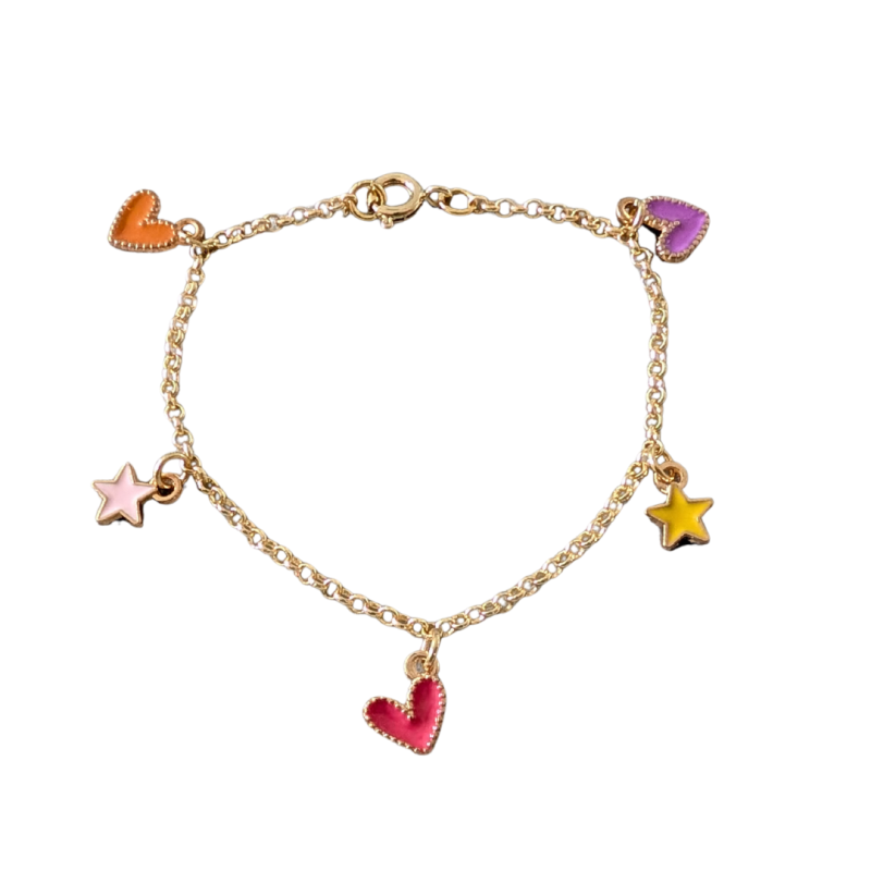 Armband Shine & Love - 16cm goudverguld