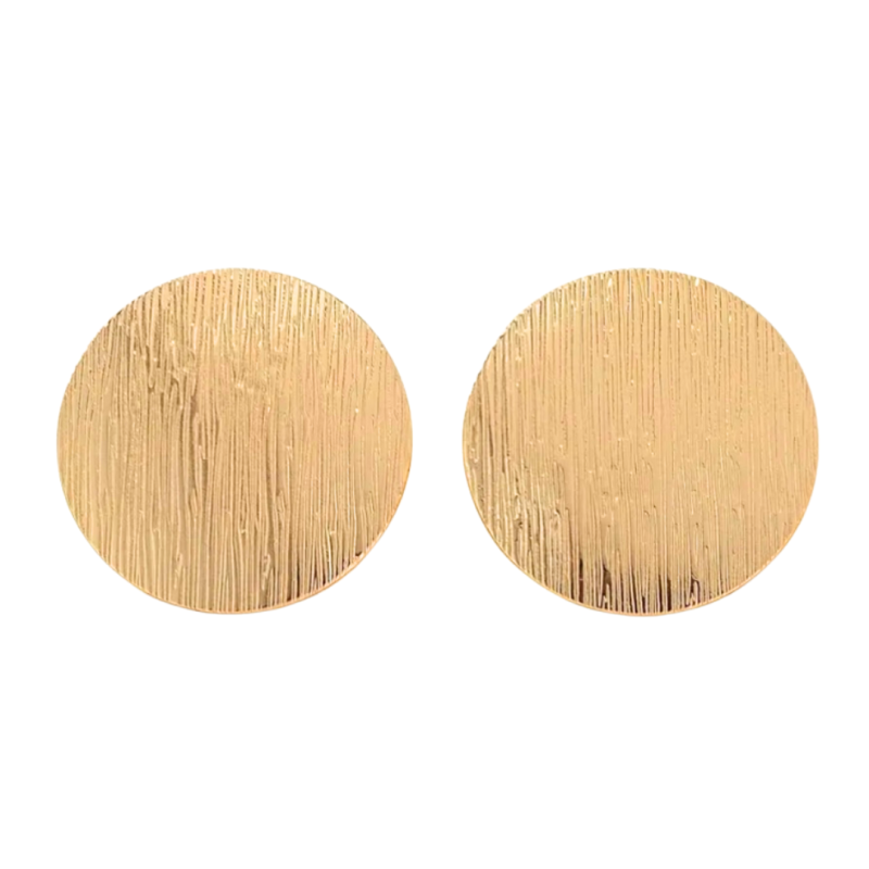 Oorbellen goudkleur extra groot 3 cm Oorbellen goudkleur extra groot 3 cm