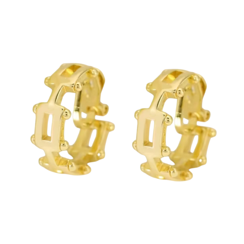 Klem oorringen Golpplating schakel