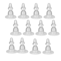 16 Anti prik siliconen torentje  oorbel achterkant