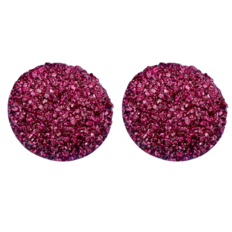 Clip oorbellen Lovata Rood Vol kunststof 2.5 cm