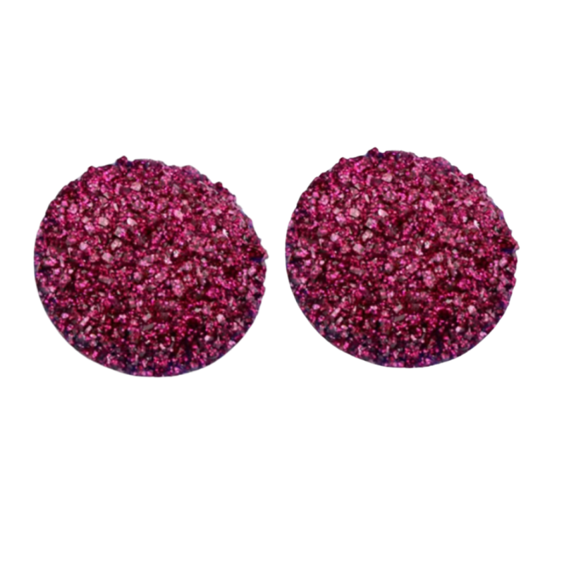 Clip oorbellen Rood Lovata Volledig kunststof 2 cm