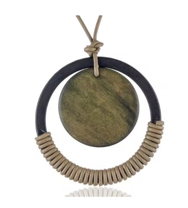 Ketting  Irin  hout groen