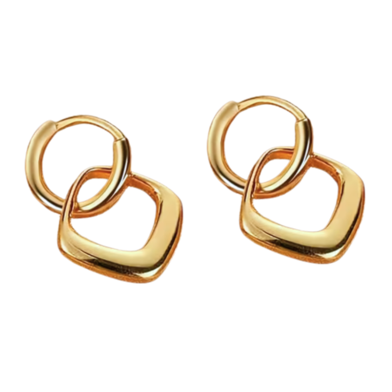 Oorbellen Yara RVS goud Oorbellen Yara RVS goud