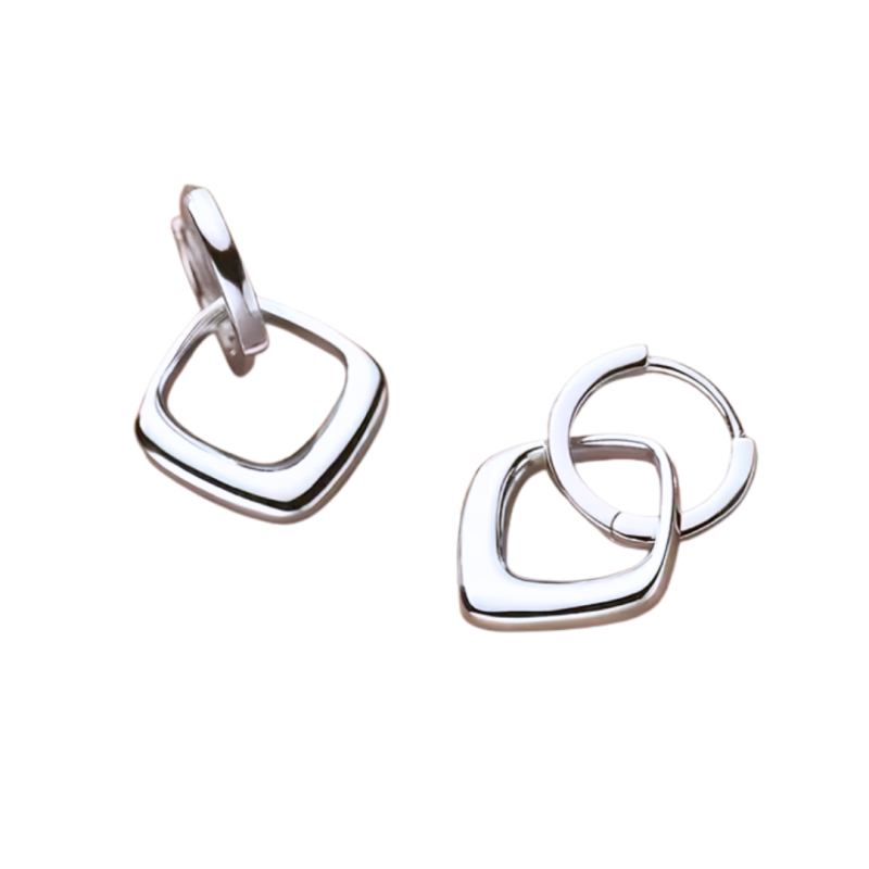 Oorbellen Yara RVS zilver Oorbellen Yara RVS zilver