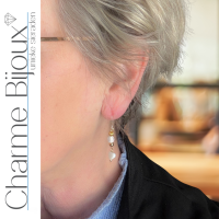 Allergievrije oorbellen Orla goudkleurig hartje