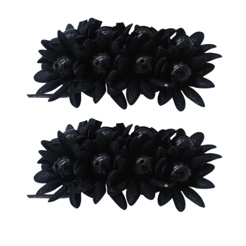 Slipper clipper Bloem recht zwart