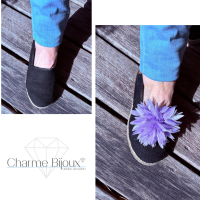 Slipper clipper Bloem Paars