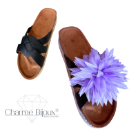 Slipper clipper Bloem Paars