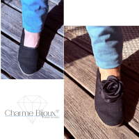 Slipper clipper Bloem Zwart