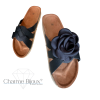 Slipper clipper Bloem Zwart