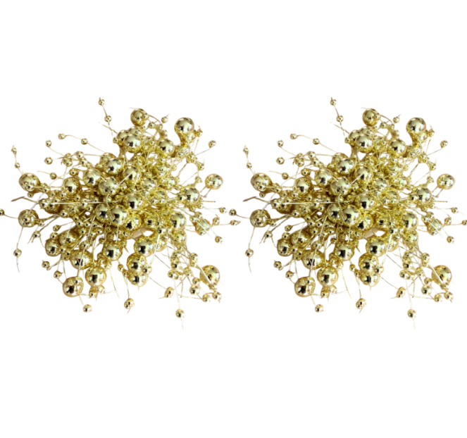 Slipper clipper kralen goud