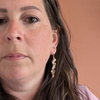 Zilveren Oorbellen Odina goudkleurig oorhaken 925