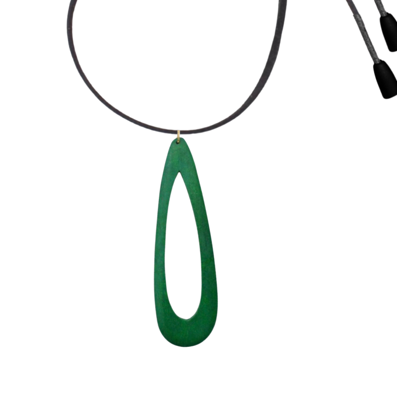 Ketting hout Moxi Groen verstelbaar