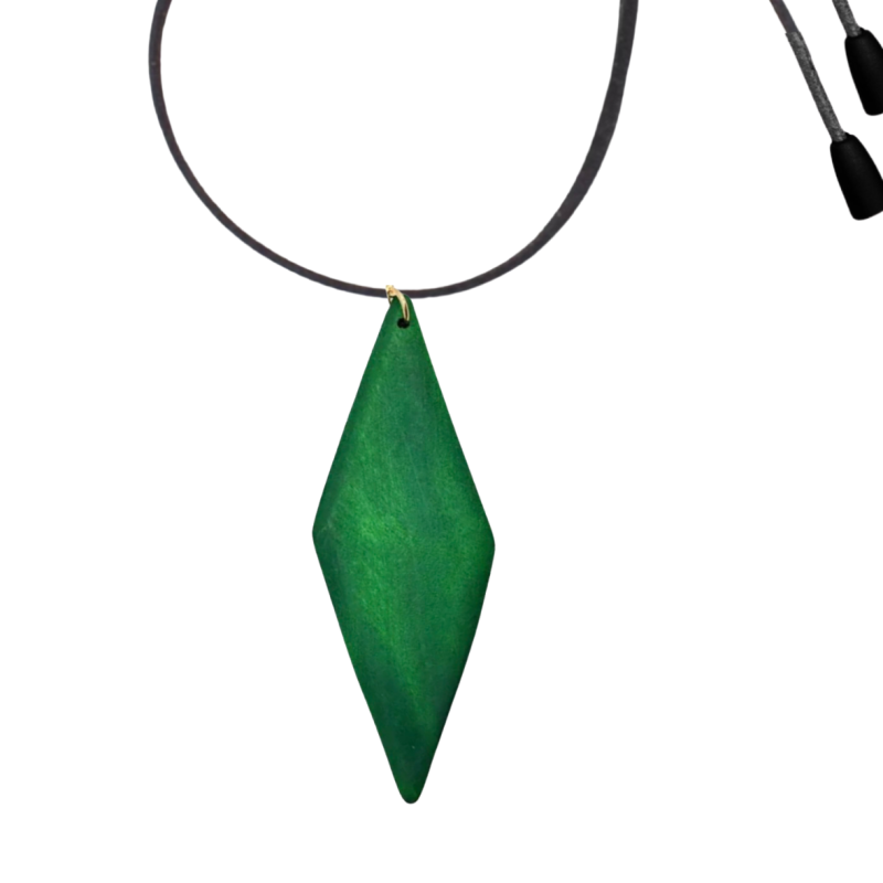 Ketting hout Wieber groen verstelbaar