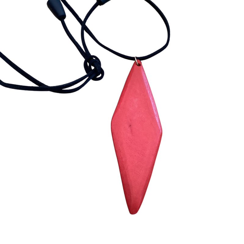 Ketting Hout Wieber Rood verstelbaar