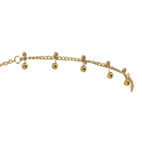 Armband Goudkleur RVS 16 cm