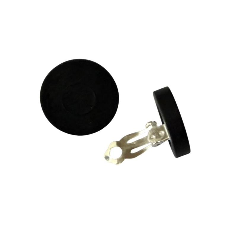 Clipoorbellen Zwart hout Dik 1.8 cm Clipoorbellen Zwart hout Dik 1.8 cm