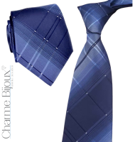 Stropdas Blauw polyester