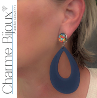 Clipoorbellen Blauw hout Rivka