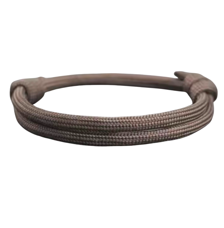 Armband Bruin schuifkoord